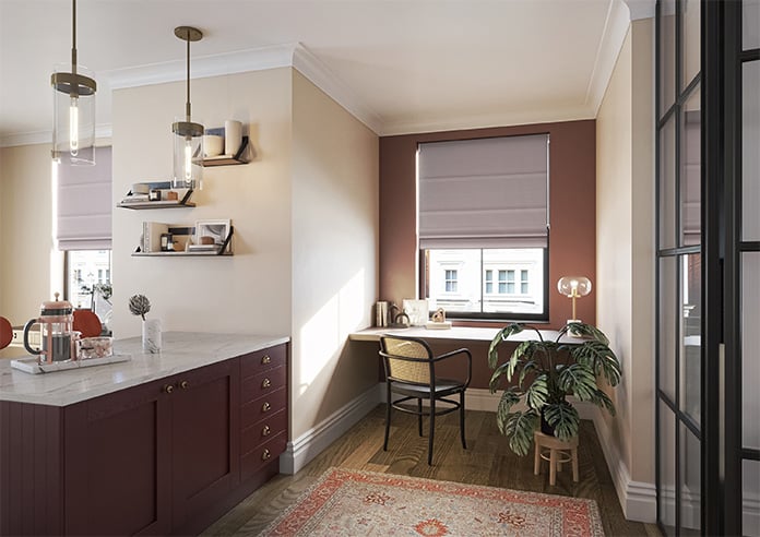 Ascot, Lavender - Motorised Roman Blind - Image 6